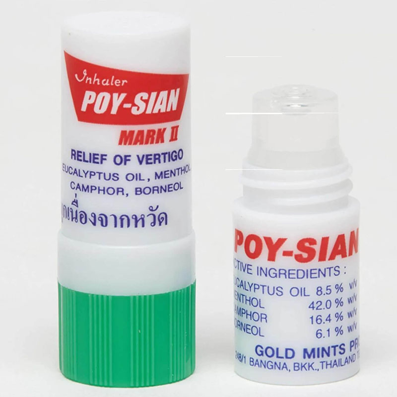 Poy-Sian Menthol Aromatherapy Nasal Inhaler with Cooling Essential Oils - Image 3